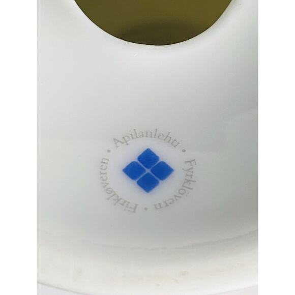 VTG Apilanlehti Fyrklovern Firkloveren Porcelain Candlestick Holders-set Of 2 - Picture 8 of 8